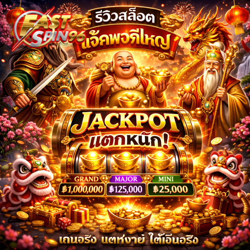 รีวิวสล็อตธีมจีนแจ็คพอตแตก