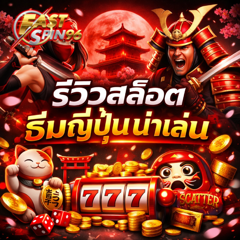 รีวิวสล็อตธีมญี่ปุ่นน่าเล่น