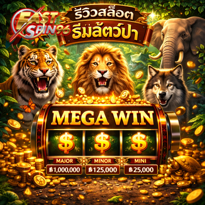 รีวิวสล็อตธีมสัตว์ป่า