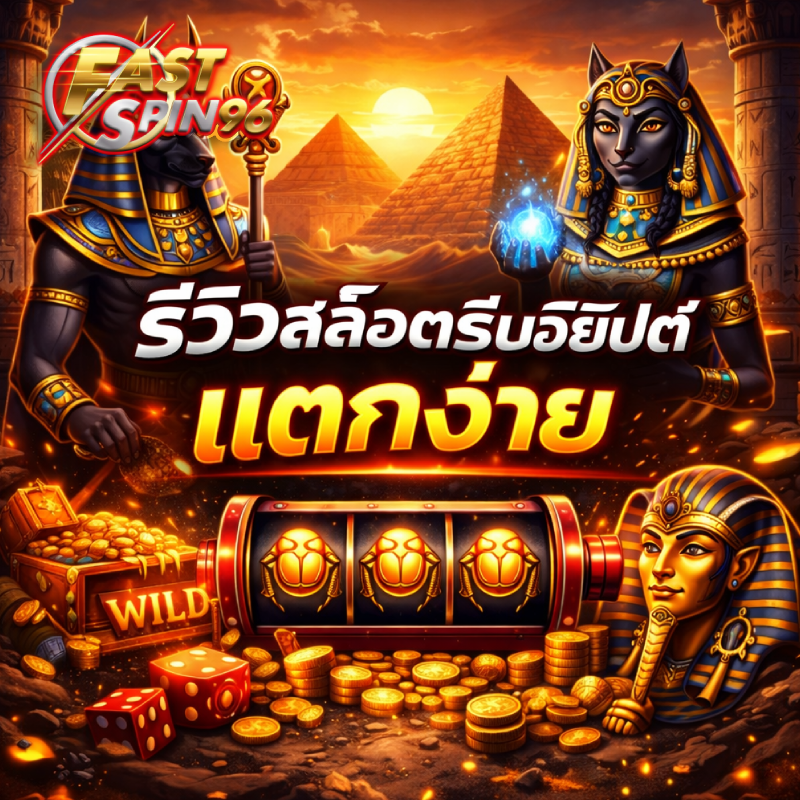 รีวิวสล็อตธีมอียิปต์แตกง่าย