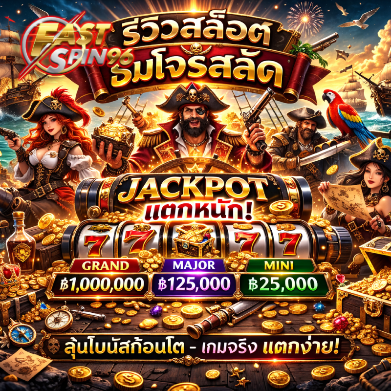 รีวิวสล็อตธีมโจรสลัด